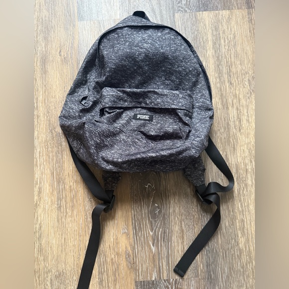 PINK Victoria's Secret Charcoal Backpack - Picture 1 of 3